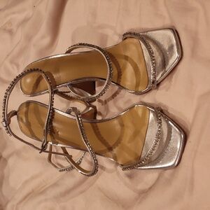 Sexy rhinestone heels